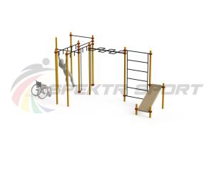 Купить Спортивный комплекс для инвалидов-колясочников WRK-D17_76mm в Кондрове 