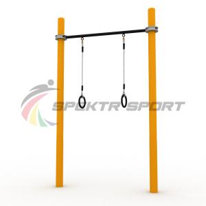 Купить Турник классический для занятий Воркаут с кольцами SP WRK-07 + Rings_76mm в Кондрове 